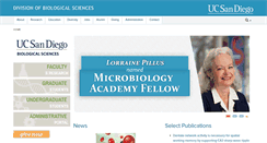 Desktop Screenshot of biology.ucsd.edu