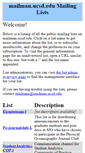 Mobile Screenshot of mailman.ucsd.edu
