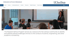 Desktop Screenshot of ethics.ucsd.edu