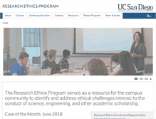 Tablet Screenshot of ethics.ucsd.edu