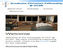 Tablet Screenshot of gcf.ucsd.edu