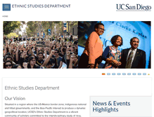 Tablet Screenshot of ethnicstudies.ucsd.edu