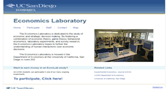 Desktop Screenshot of econlab.ucsd.edu