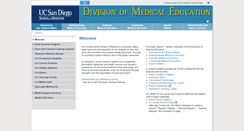 Desktop Screenshot of meded.ucsd.edu