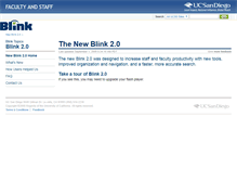 Tablet Screenshot of newblink.ucsd.edu