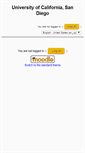 Mobile Screenshot of moodle.ucsd.edu
