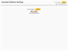 Tablet Screenshot of moodle.ucsd.edu