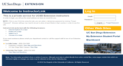 Desktop Screenshot of instructorlink.ucsd.edu