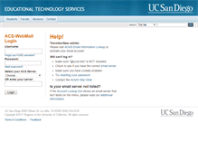 Tablet Screenshot of acs-webmail.ucsd.edu