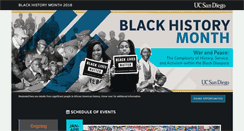 Desktop Screenshot of blackhistorymonth.ucsd.edu