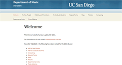 Desktop Screenshot of music-intranet.ucsd.edu