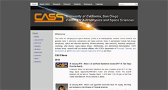 Desktop Screenshot of casswww.ucsd.edu