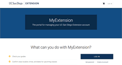 Desktop Screenshot of myextension.ucsd.edu