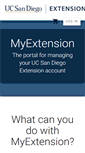Mobile Screenshot of myextension.ucsd.edu