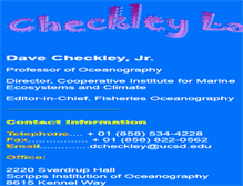 Tablet Screenshot of checkley.ucsd.edu